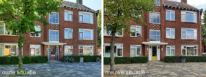 oude en nieuwe situatie Bankastraat