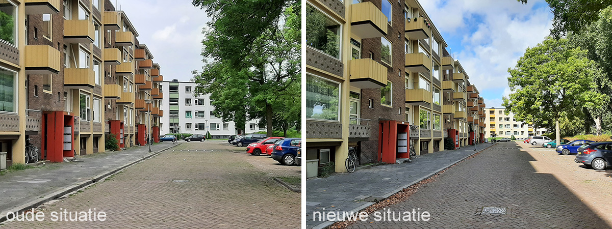 oude en nieuwe situatie