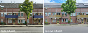 Spoorsingel oud en nieuw