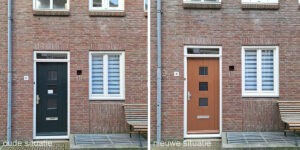 oude en nieuwe situatie Roggestraat