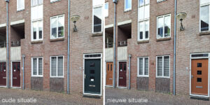 oude en nieuwe situatie Roggestraat