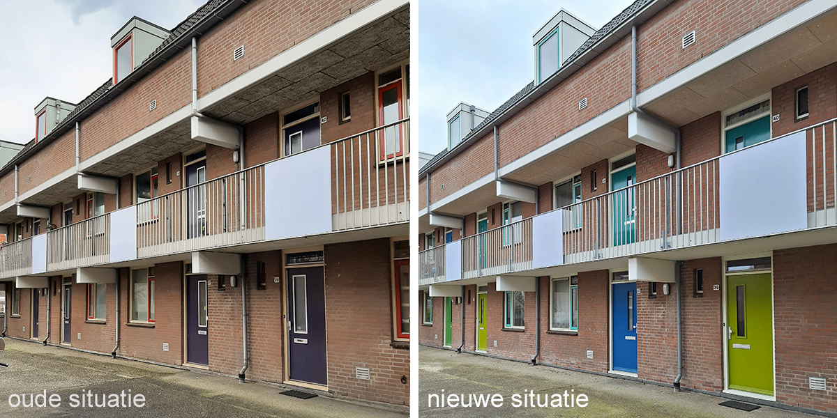 oude en nieuwe situatie Bleekveld