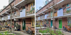 oude en nieuwe situatie Bleekveld