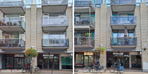 oude en nieuwe situatie Passage