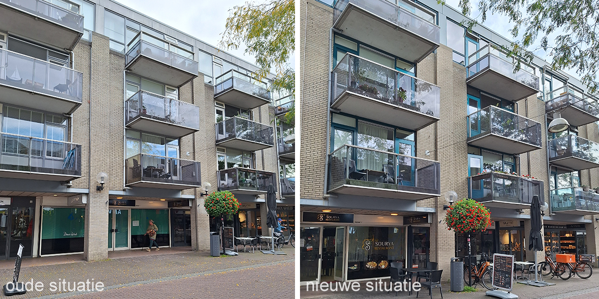 oude en nieuwe situatie Passage