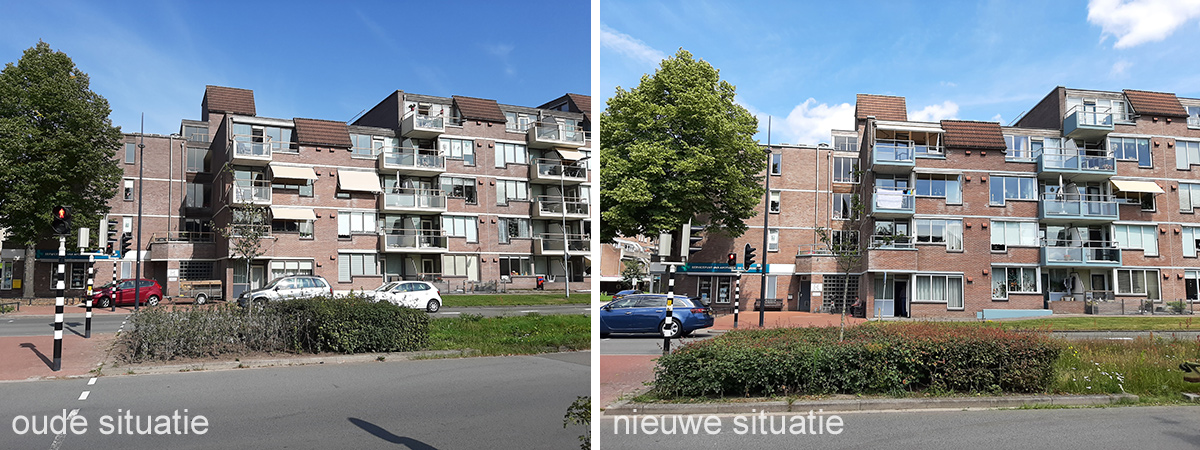 oude en nieuwe situatie Julianastraat