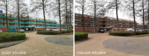oude en nieuwe situatie Oldengaardestraat
