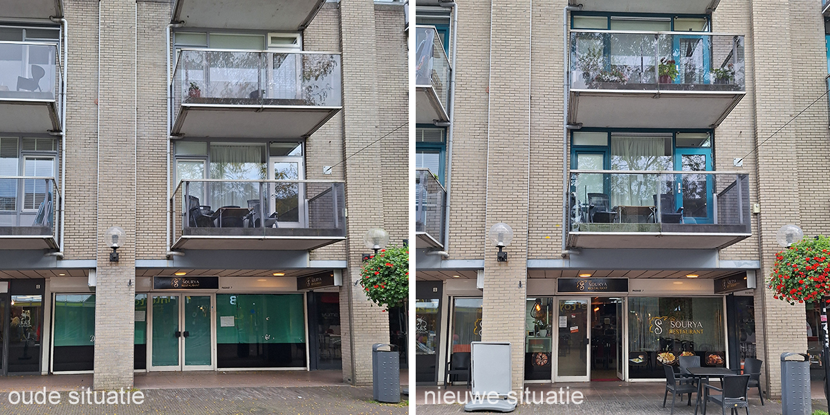 oude en nieuwe situatie Passage
