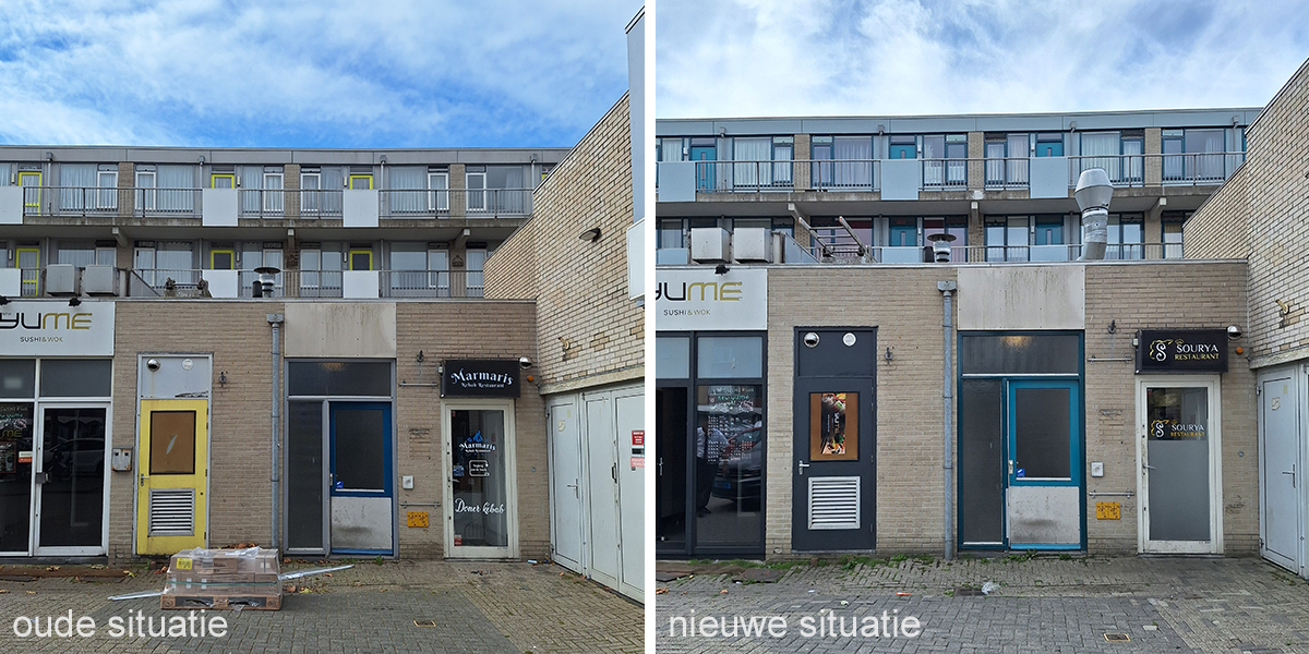 oude en nieuwe situatie Passage