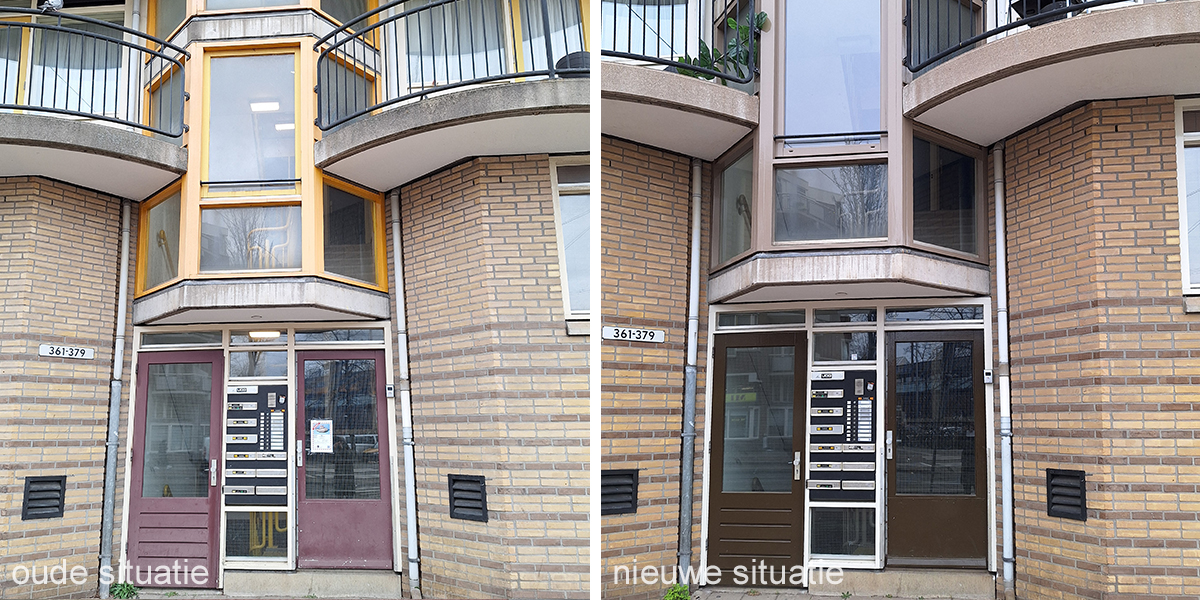 oude en nieuwe situatie Pontanusstraat